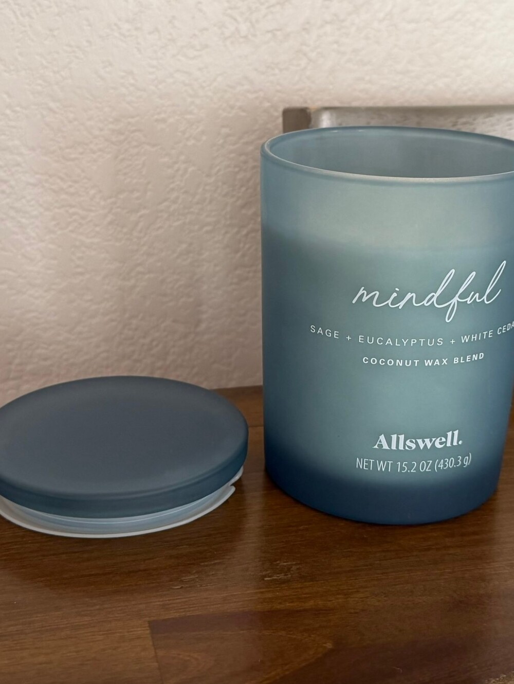 Allswell "Mindful" Scented 2-Wick Spa Jar Candle NEW!